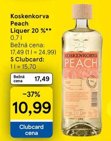 Koskenkorva Peach Liquer 20 % 0,7l