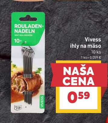 Vivess ihly na mäso 10 ks