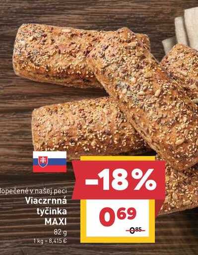 Viaczrnná tyčinka MAXI 82 g