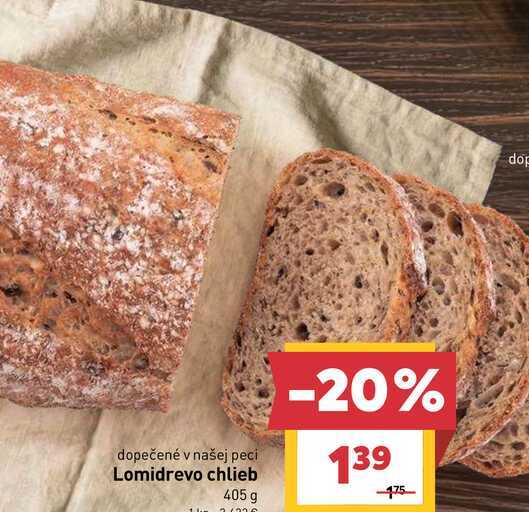 Lomidrevo chlieb 405 g 