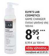 ELYN'S LAB COSMETICS GAME CHANGER čistiaci pleťový olej, 100 ml