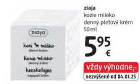 ziaja kozie mlieko denný pleťový krém, 50 ml