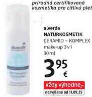alverde NATURKOSMETIK CERAMID - KOMPLEX make-up 3v1, 30 ml