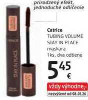 Catrice TUBING VOLUME STAY IN PLACE maskara, 1 ks
