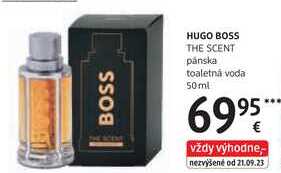 HUGO BOSS THE SCENT pánska toaletná voda, 50 ml 