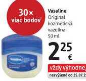 Vaseline Original kozmetická vazelína, 50 ml