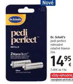 Dr. Scholl's pedi perfect náhradné rotačné hlavice, 2 ks