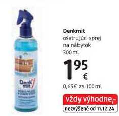 Denkmit ošetrujúci sprej na nábytok, 300 ml