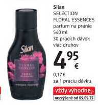 Silan SELECTION FLORAL ESSENCES parfum na pranie, 540 ml/30 PD