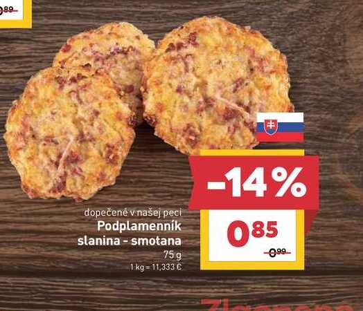 Podplamenník slanina - smotana 75g 