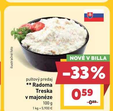 Radoma Treska v majonéze 100 g