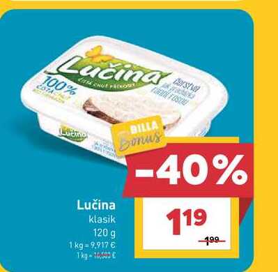 Lučina klasik 120 g 