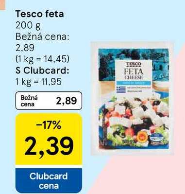 Tesco feta 200 g
