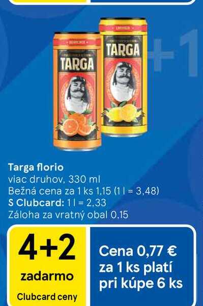 Targa florio viac druhov, 330 ml