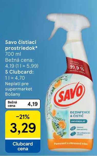 Savo čistiaci prostriedok 700 ml