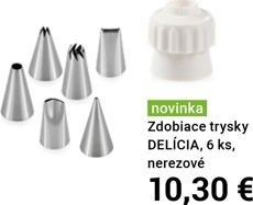 Zdobiace trysky DELÍCIA