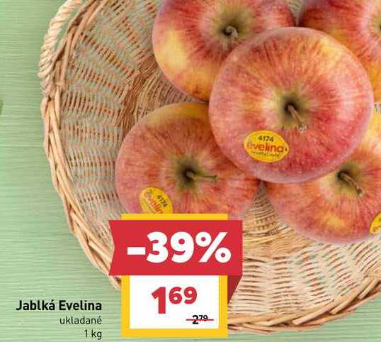 Jablká Evelina ukladané 1 kg