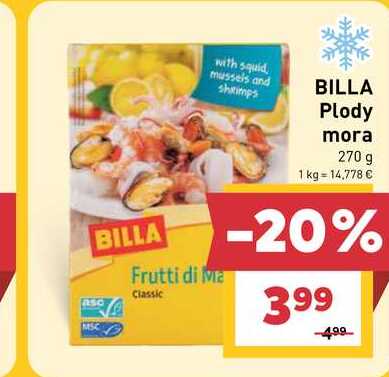 BILLA Frutti di Ma Classic mora 270g