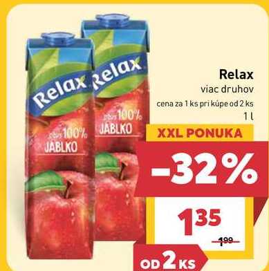 Relax viac druhov cena za 1 ks
