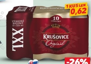 Krušovice Svetlé pivo