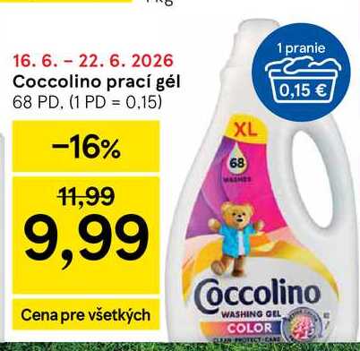 Coccolino prací gél 68 PD