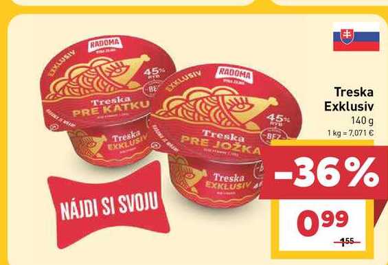 Radoma Treska Exklusiv 140g