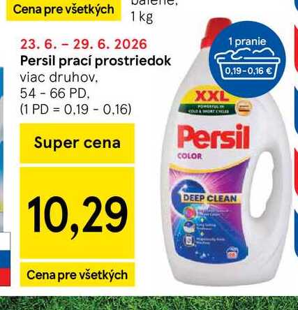 Persil prací prostriedok viac druhov 54-66 PD