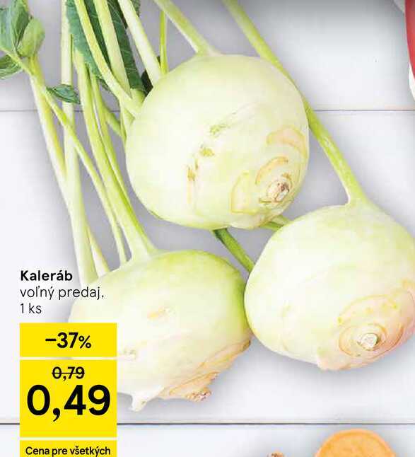 Kaleráb voľný predaj, 1 ks