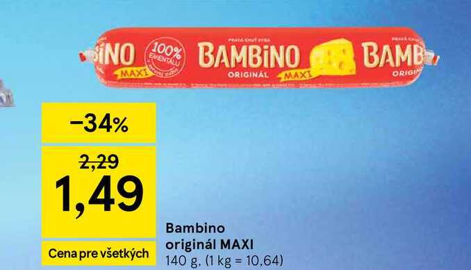 Bambino originál MAXI Cena pre všetkých 140 g
