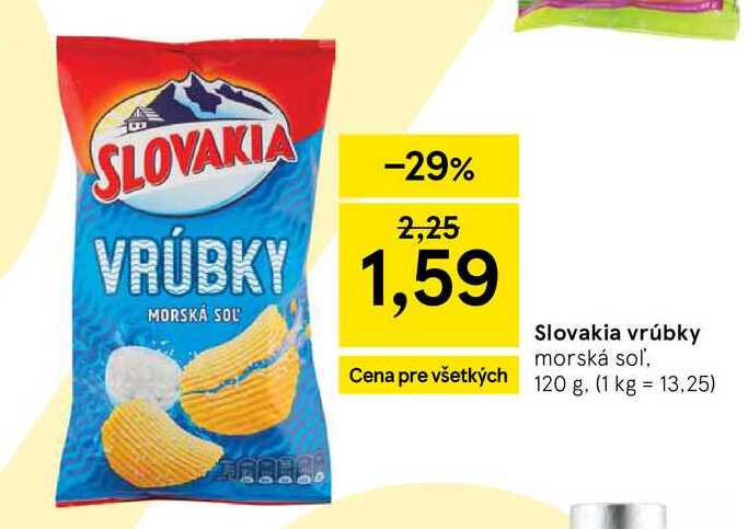 Slovakia vrúbky morská soľ, 120 g