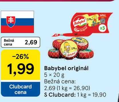 Babybel 5 x 20 g