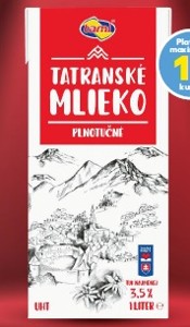 Tatranské trvanlivé mlieko