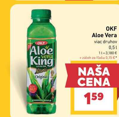 OKF Aloe Vera viac druhov 0,5l