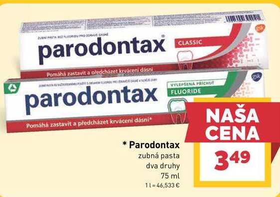 Parodontax Fluoride zubná pasta 75 ml