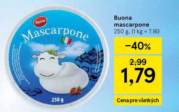 Buona mascarpone 250 g