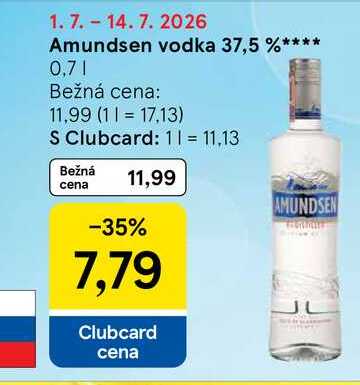 Amundsen vodka 37,5 % 0,7l