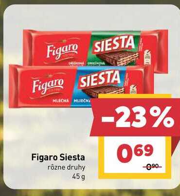 Figaro Siesta rôzne druhy 45 g