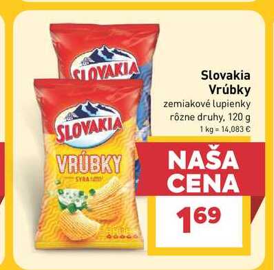 Slovakia Vrúbky zemiakové lupienky 120 g