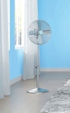 STOJANOVÝ VENTILÁTOR SV 45-40, VZHĽAD CHRÓMU, PR. 40 CM