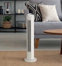 VEŽOVÝ VENTILÁTOR S ČASOVAČOM PR. 22 CM X 80 CM