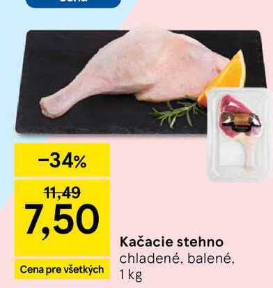 Kačacie stehno chladené, balené, 1 kg