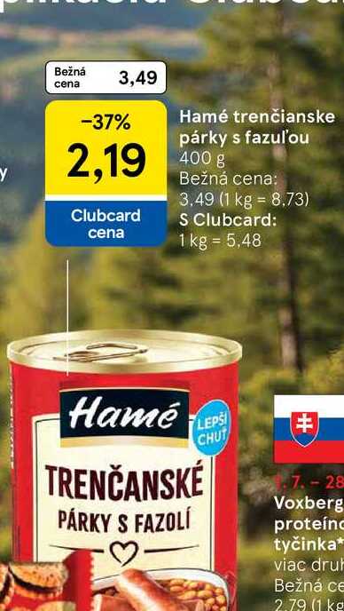 Hamé trenčianske párky s fazul'ou 400 g