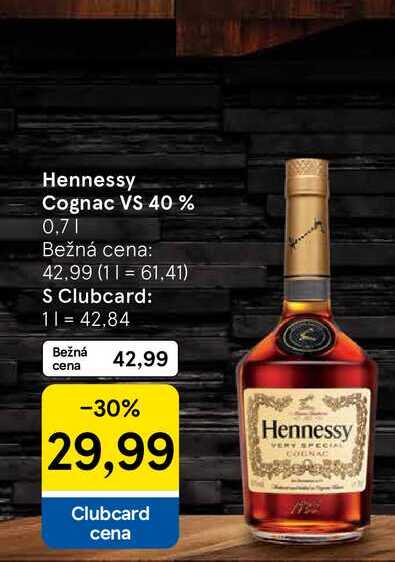 Hennessy Cognac VS 40% 0,7ĺ