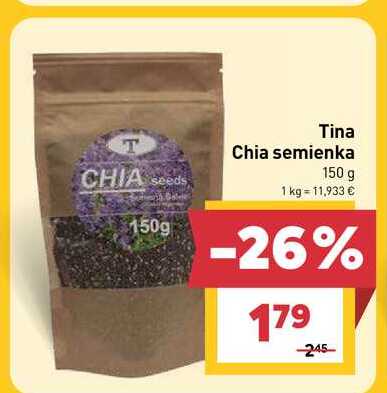 Tina Chia semienka 150 g