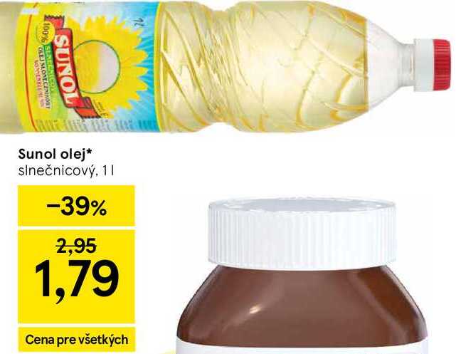 Sunol olej slnečnicový, 1l