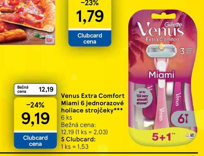 Gillette Venus Extra Comfort Miami 6 jednorazové holiace strojčeky 6ks 