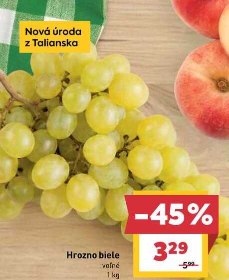 Hrozno biele voľné 1 kg