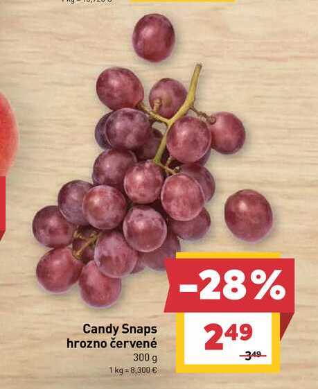 Candy Snaps hrozno červené 300 g