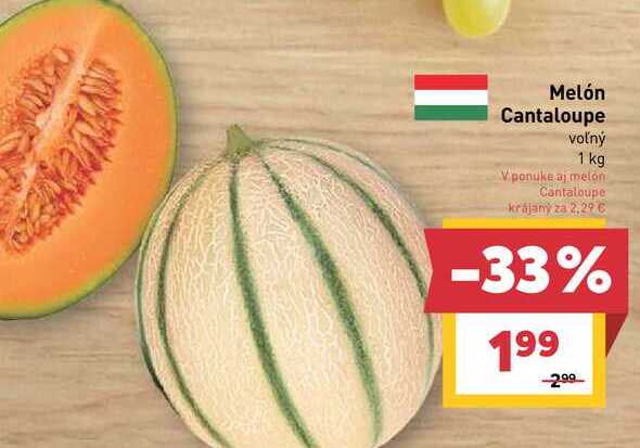 Melón Cantaloupe voľný 1 kg