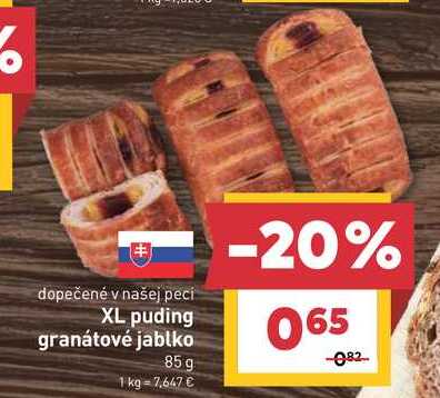 XL puding granátové jablko 85 g